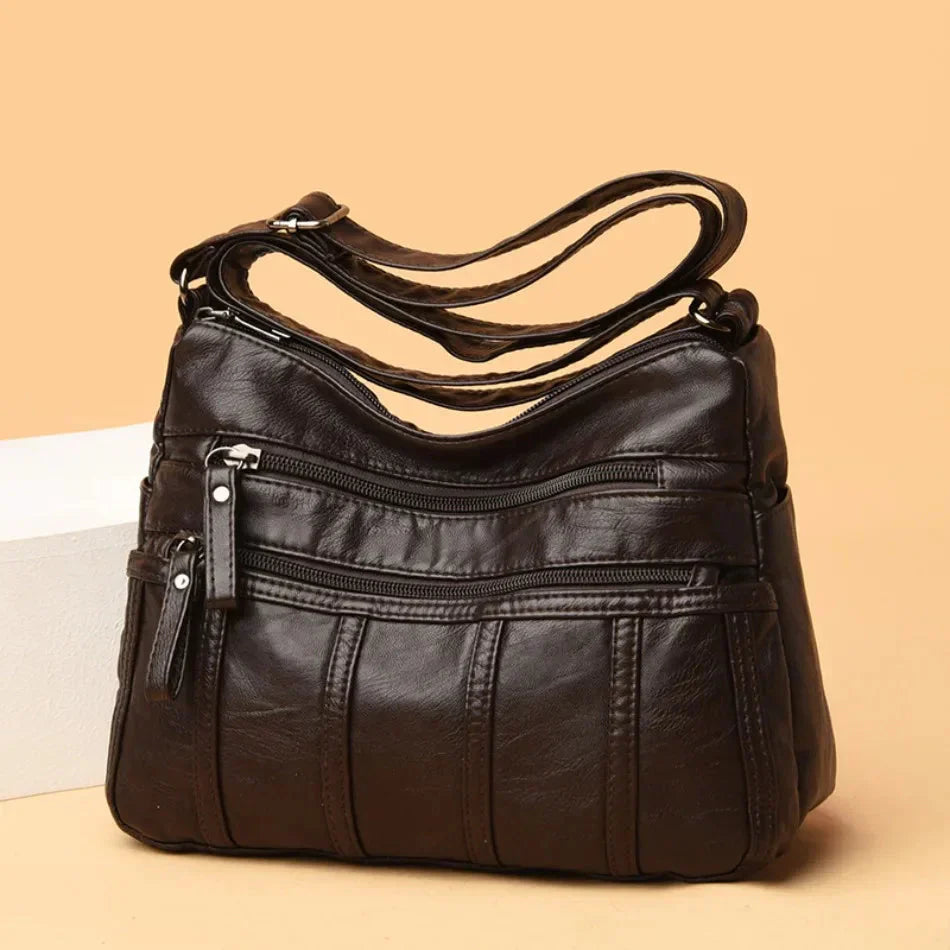 Liora | Soft Leather Crossbody Bag