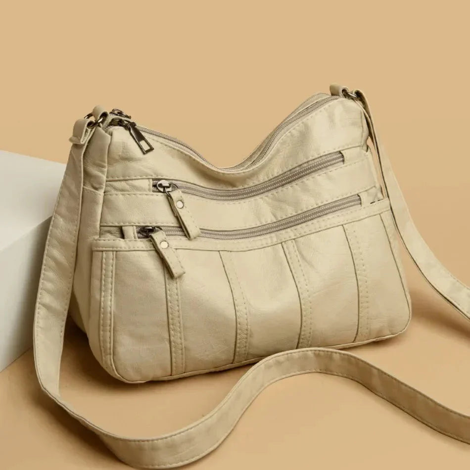 Liora | Soft Leather Crossbody Bag