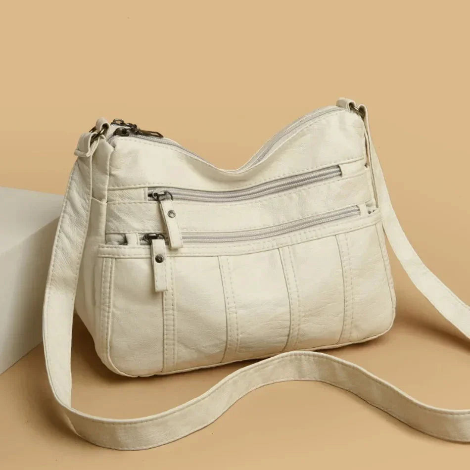 Liora | Soft Leather Crossbody Bag