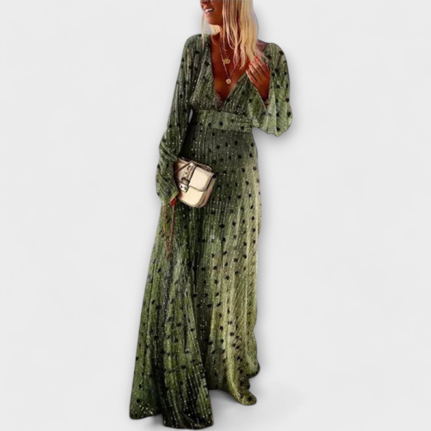 Liora | Polka Dot Elegant Dress