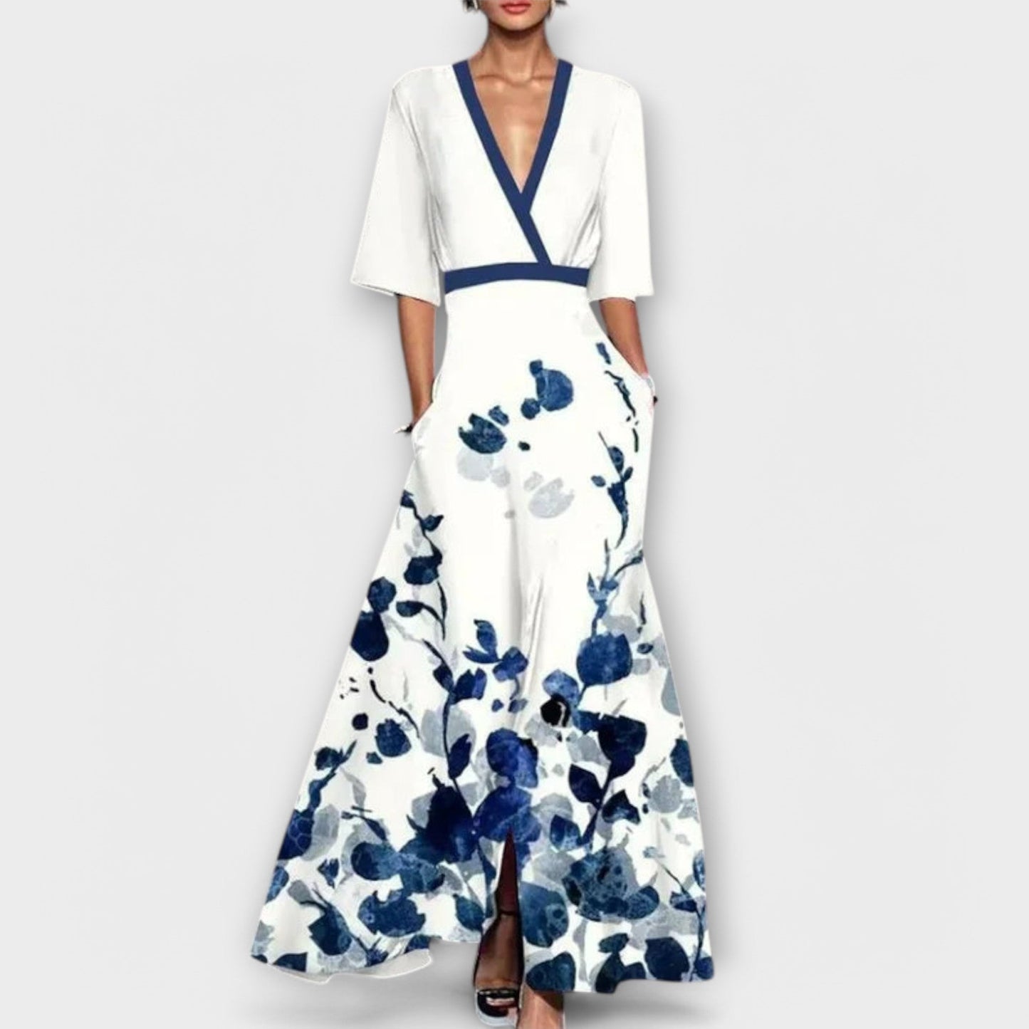 Selvera | Elegant Sleeve Design Dress