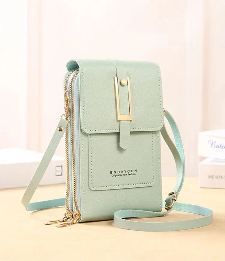 Talia | Leather Mini Handbag for Mobile Phone