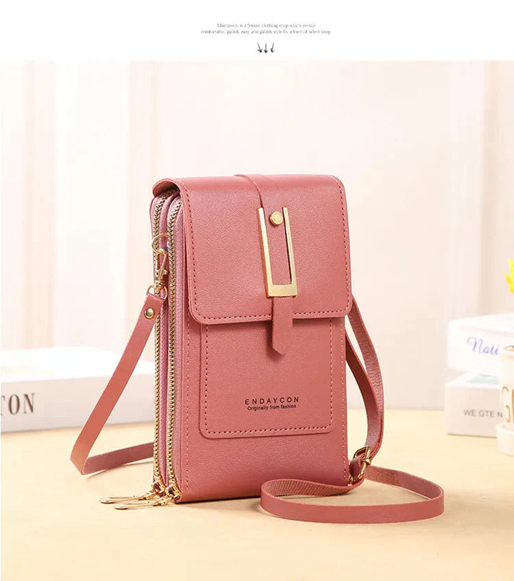 Talia | Leather Mini Handbag for Mobile Phone