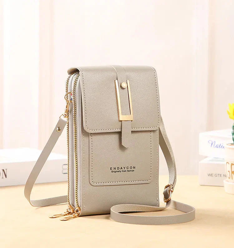 Talia | Leather Mini Handbag for Mobile Phone