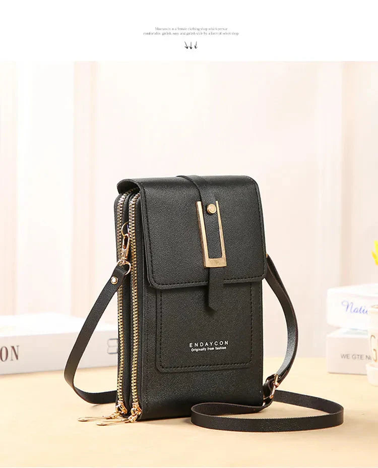 Talia | Leather Mini Handbag for Mobile Phone