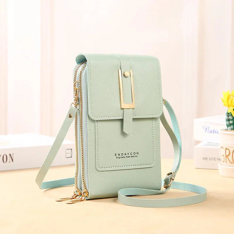 Talia | Leather Mini Handbag for Mobile Phone