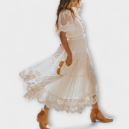 Liora | V-Neck Midi Dress