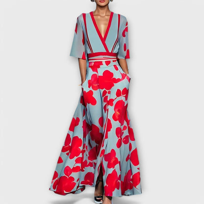 Liora | Elegant Flowered Dress