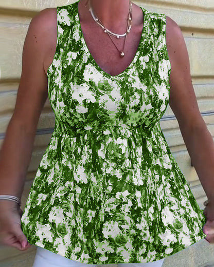 Isabella | Printed Sleeveless Tank Top