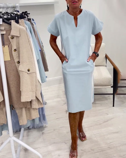 Liora | Contrast Shift Dress