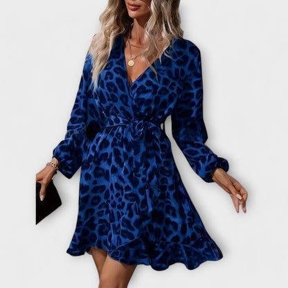 Liorah | V-Neck Belted Dress