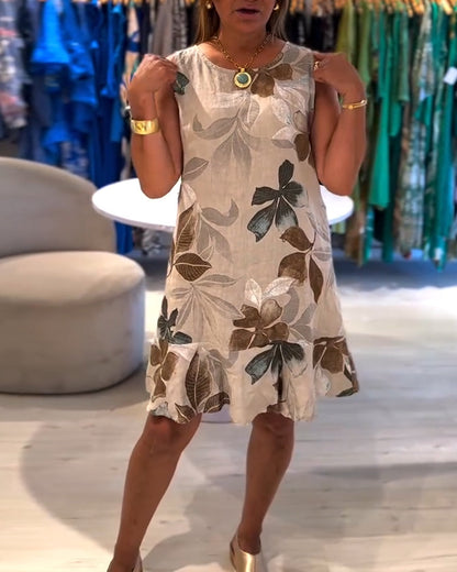 Mireya | Sleeveless Printed Dress