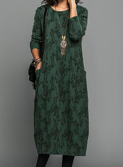 Lioren | Casual Round-Neck Dress