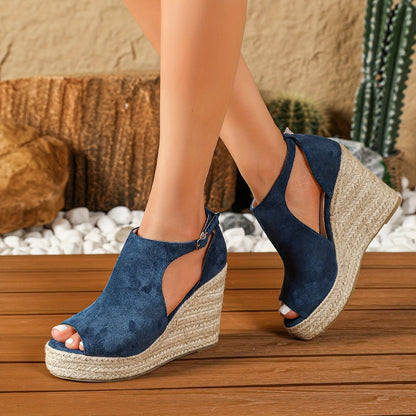 Lenira | Comfort Stretch Heeled Sandals