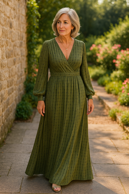 Liora | Polka Dot Elegant Dress