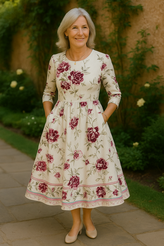 Liora | Elegant Knee-Length Dress