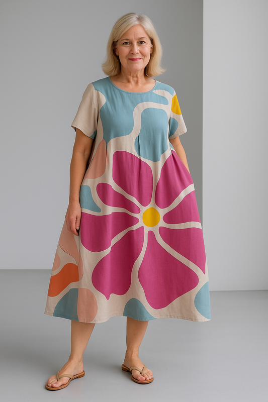 Tahlia | Loose Colorful Dress