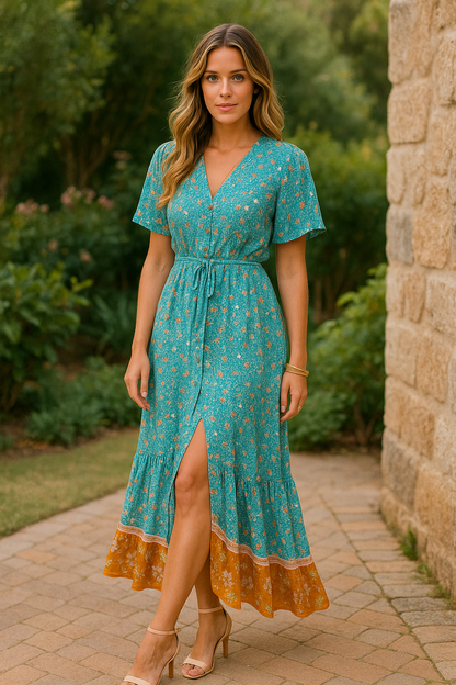 Taleniya | Boho Maxi Dress