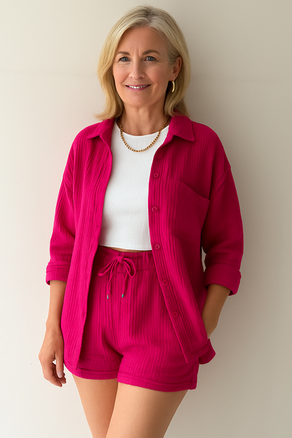 Evana | Lightweight & Trendy Blouse Set