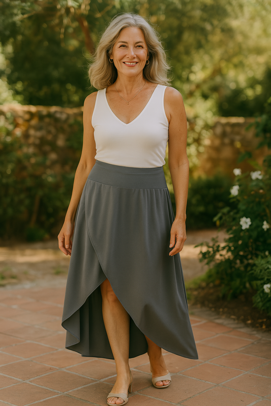 Verenya | Comfortable Maxi Split Skirt