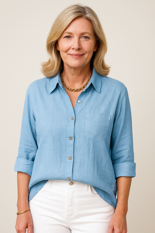 Lunessa | Long-Sleeve Button Shirt