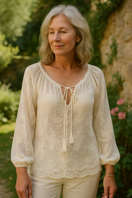 Elara | Hooked Boho Blouse