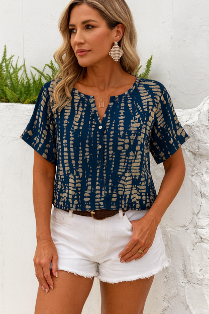 Zireya | Retro Print T-Shirt