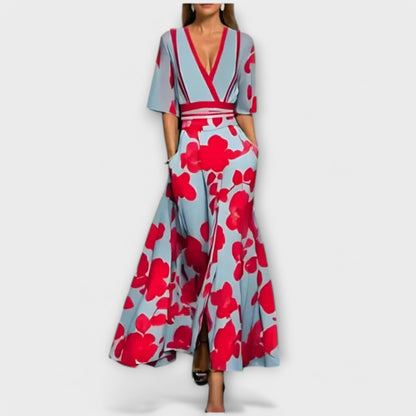 Liora | Elegant Flowered Dress