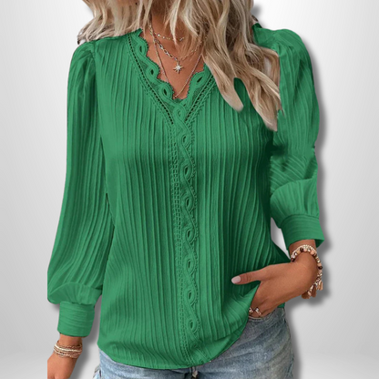 Marisse | Chiffon Lace Blouse