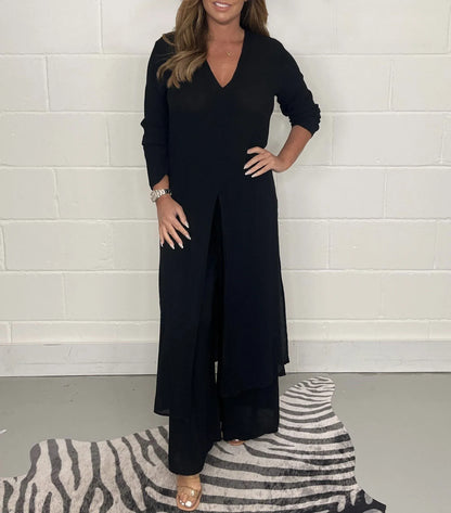 Elaria | Airy Two-Piece Blouse Set