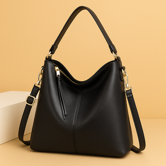 Serena | Soft Leather Hobo Bag