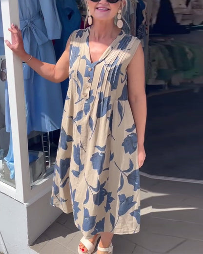 Kalina | Printed Summer Maxi Dress