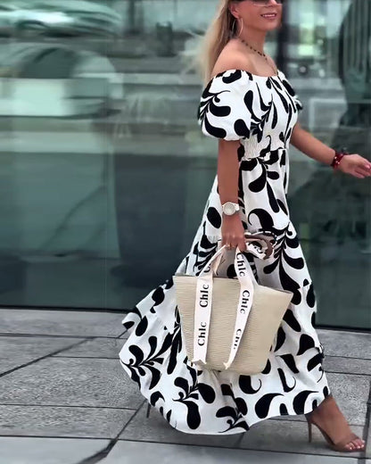 Virella | Elegant Off-Shoulder Dress