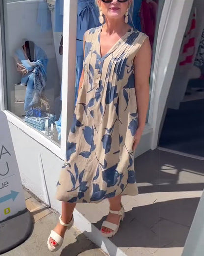 Kalina | Printed Summer Maxi Dress