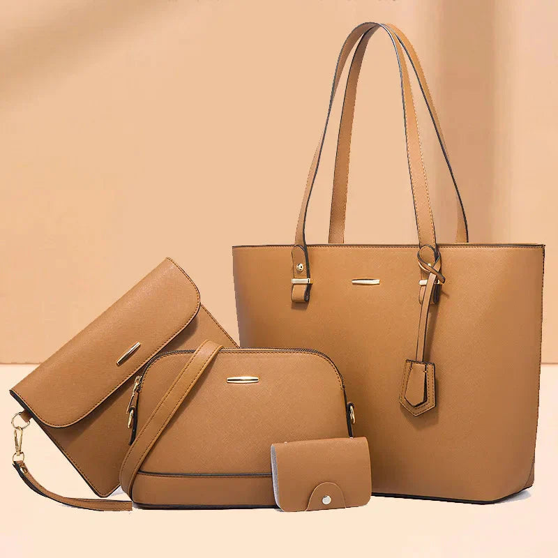 Cavalla | 3-Piece Leather Handbag & Shoulder Bag Set