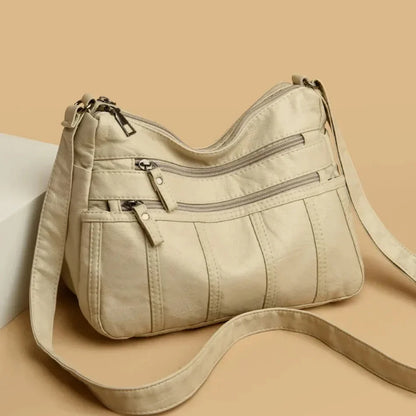 Liora | Soft Leather Crossbody Bag